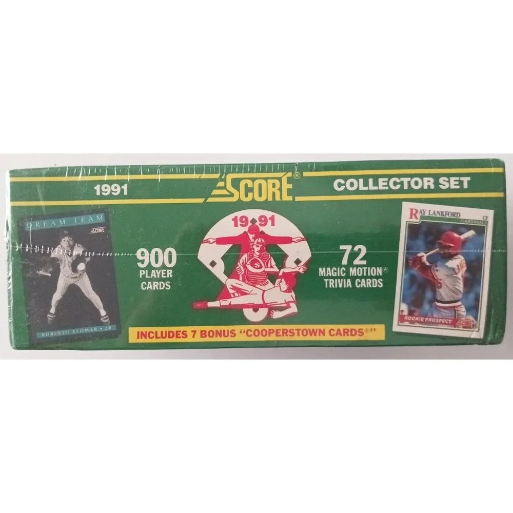 '91 SCORE Collectors Set Factory Sealed 900 Player Cards 72 Magic Motion Trivia - Picture 3 of 11
